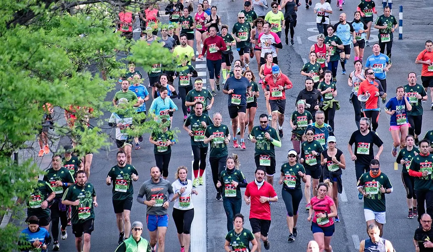 Desportistas viajam para participar em maratona
