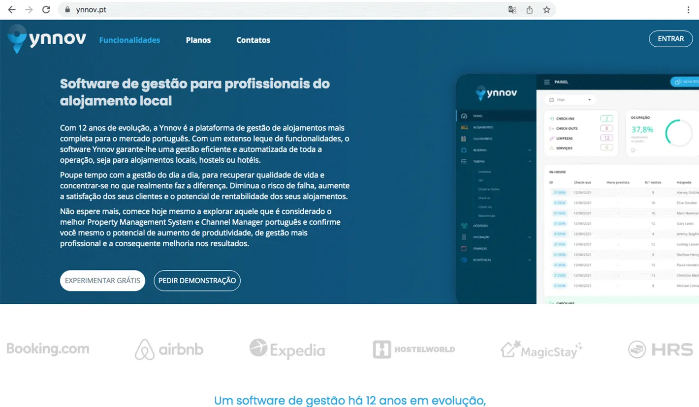 Novo website da Ynnov