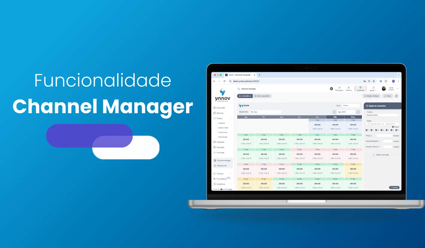 Conheça o novo e melhorado Channel manager Ynnov